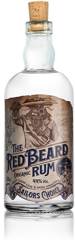 Red Beard «Sailors Choice» Organic White Rum 50 cl CARx6