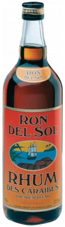 Rum Ron del Sol 100 cl CARx6