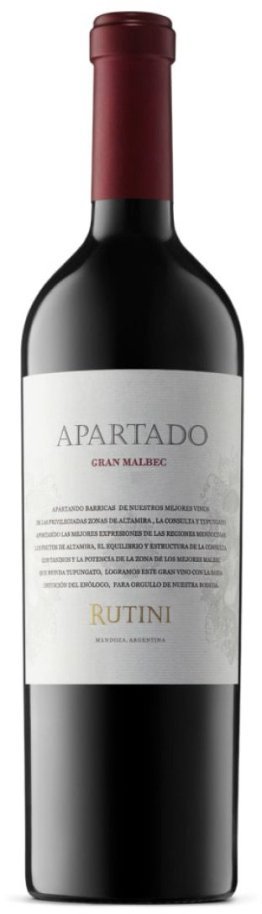 Rutini Apartado Gran Malbec 2021 75 cl CARx6