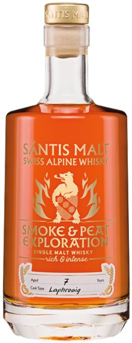 Säntis Malt Smoke & Peat Laphroaig 50 cl CARx6