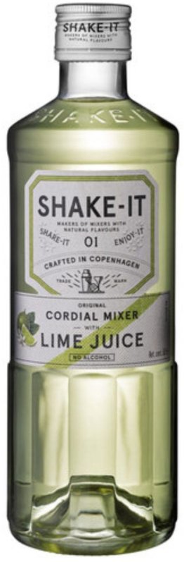 Shake-it Lime Cordial Mixer Glas 50 cl CARx6