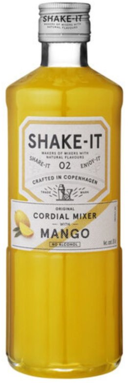 Shake-It Mango Cordial Mixer Glas 50 cl CARx6