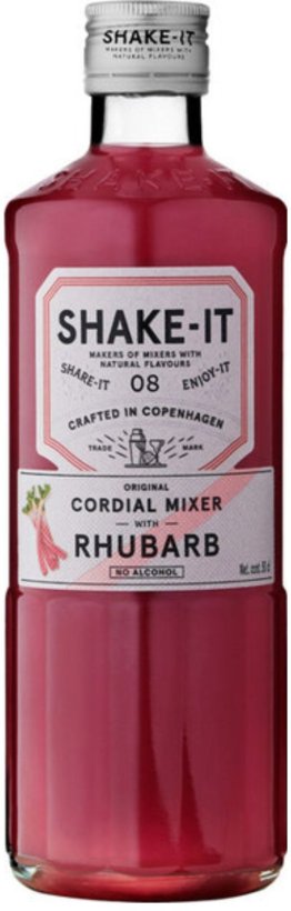 Shake-It Rhubarb Cordial Mixer Glas 50 cl CARx6