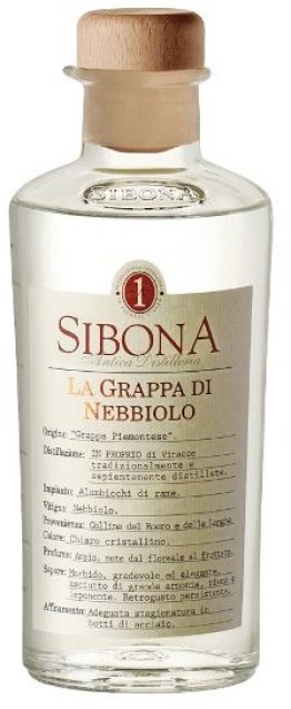 Sibona Grappa Nebbiolo 150 cl CARx6