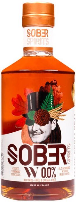 Sober Spirits W (alkoholfreie Bourbon Alternative) 50 cl CARx6