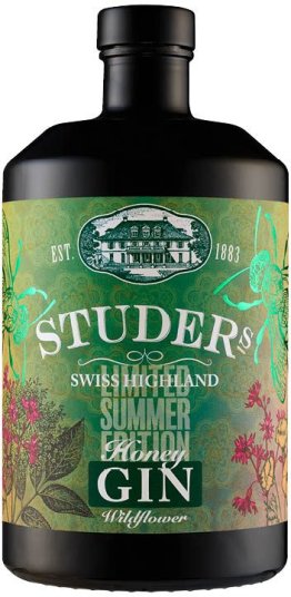 Studer Swiss Highland Honey Gin Wildflower 70 cl CARx6