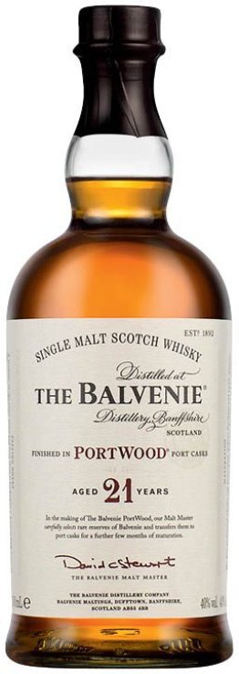 The Balvenie 21 Year Old Port Wood Single Malt Scotch Whisky 70 cl CARx3