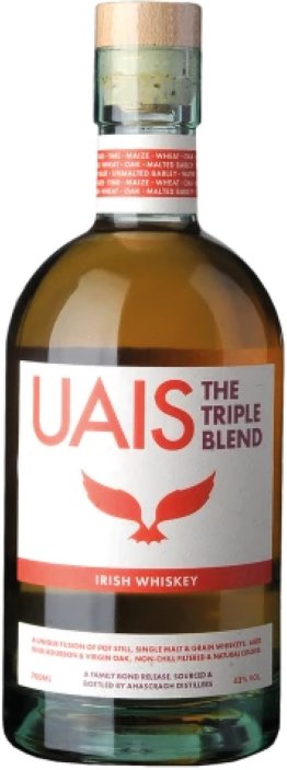 Uais Triple Blend Irish Whiskey 70 cl CARx6