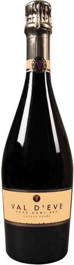 Val d'Eve Rosé Demi-Sec Mousseux 75 cl CARx6