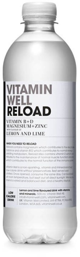 Vitamin Well Reload PET (Artikel auf Bestellung) 50 cl CARx12