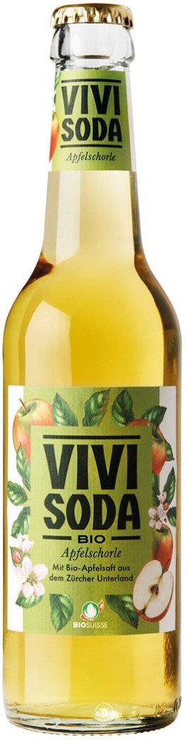 Vivi Soda Apfelschorle Glas 33 cl HARx24