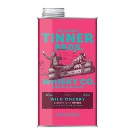 Wild Cherry Liqueur with Whisky Tinner Bros 70 cl CARx6
