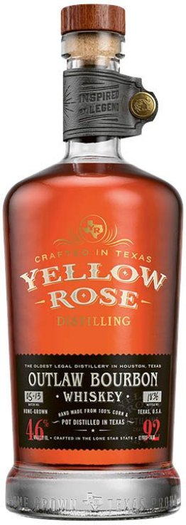 Yellow Rose Outlaw Bourbon Whiskey 70 cl CARx6