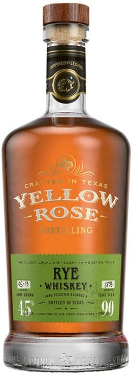 Yellow Rose Rye Whiskey 70 cl CARx6