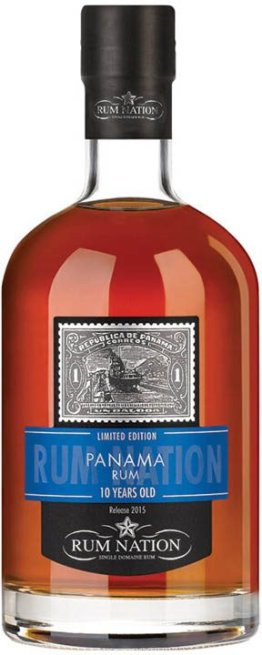 Rum Nation Panama 10 years old 70 cl CARx6