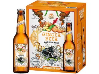 Appenzeller Ginger Beer Alkoholfrei 33 cl CARx6