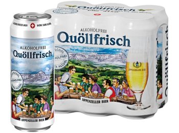 Appenzeller Quöllfrisch Alkoholfrei Dose 50 cl CARx6