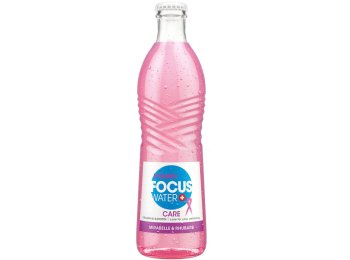 Focuswater Care Mirabelle & Rhabarber Glas 33 cl HARx24