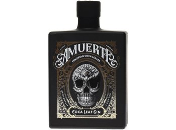 Gin Amuerte Coca Leaf «Black Edition» 70 cl CARx6