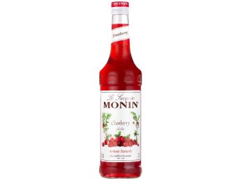 Monin Cranberry Sirup Glas 70 cl CARx6