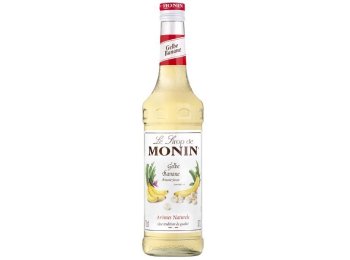 Monin Gelbe Banane Sirup Glas 70 cl CARx6