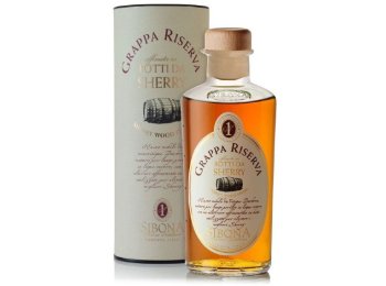 Sibona Grappa di Barbera inv. Sherry 5 dl CARx6