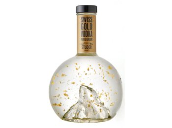 Studer Swiss Gold Vodka mit Goldflitter 24 Karat 70 cl CARx6