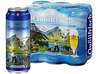 Appenzeller Quöllfrisch hell Dose 50 cl CARx6