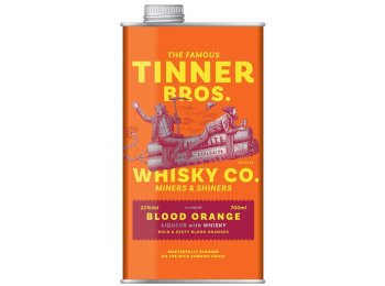 Blood Orange Liqueur with Whisky Tinner Bros 70 cl CARx6