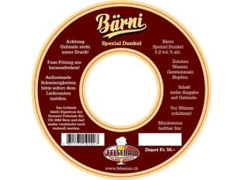 Felsenau Bärni Spezial Dunkel 20 Liter offen Behälter