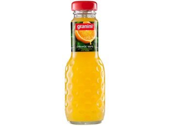 Granini Orange mit Fruchtfleisch reiner Saft Glas 20 cl HARx24