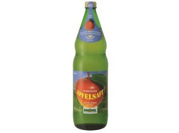 Möhl Apfelsaft hell Glas 100 cl HARx12