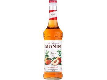 Monin Pêche Sirup Glas 70 cl CARx6