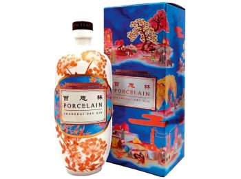Porcelain Shanghai Dry Gin in Box 70 cl CARx6