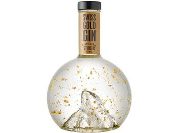 Studer Swiss Gold Gin mit Goldflitter 24 Karat 70 cl CARx6