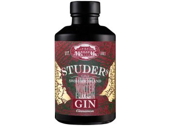 Studer Swiss Highland Sloe Gin Cinnamon limted Winter Edition 20 cl CARx6