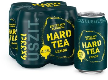 USZIT Hard Tea Lemon Dose 33 cl CARx4