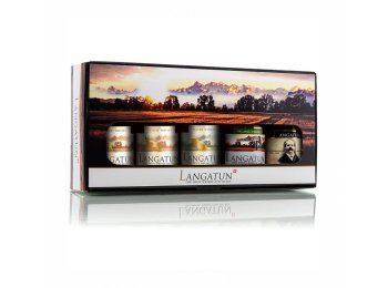 Langatun Whisky Mini-Set 5x5cl (Old Deer, Old Crow, Old Wolf) Old Woodpecker & Jacobs Dam 5 cl Stück