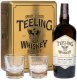 Teeling Geschenkpackung Metall (gold) Small Batch Rum Cask mit 2 Gläsern 70 cl
